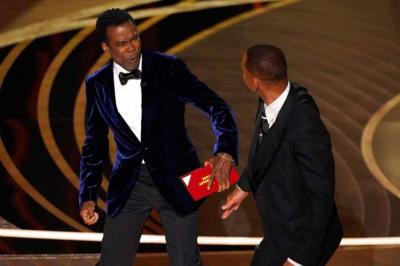 Title: Video: Will Smith Slaps Oscar Host in Revenge for His Wife