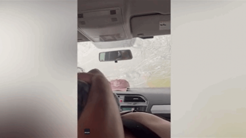 Massive Hailstones Terrify Residents in Canada