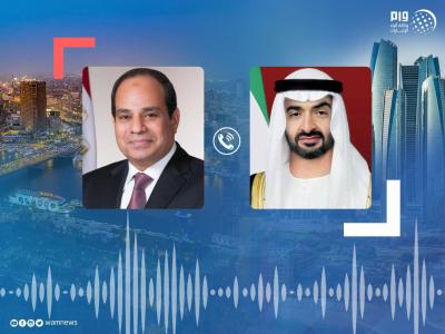 Sheikh Mohammed bin Zayed Welcomes Ceasefire in Gaza During Phone Call with President Sisi