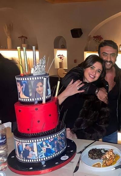 Ahmed Al-Awadi Surprises His Wife Yasmin Abdel Aziz with a Romantic Song