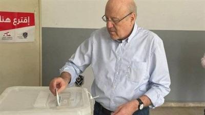 Title: Mikati Casts His Vote: We Hope the Coming Days Bring Goodness