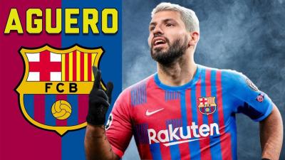 Aguero Officially Joins Barcelona After Long Wait