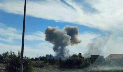 Fire and Explosion at Ammunition Depot in Crimea; Evacuation of Residents