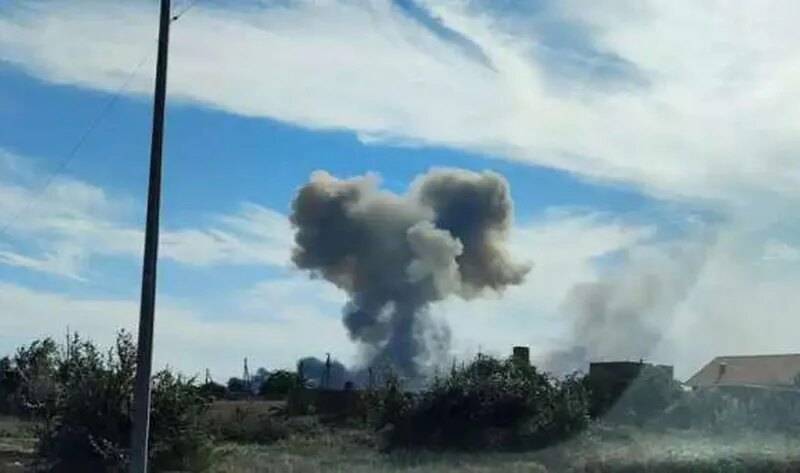 Fire and Explosion at Ammunition Depot in Crimea; Evacuation of Residents