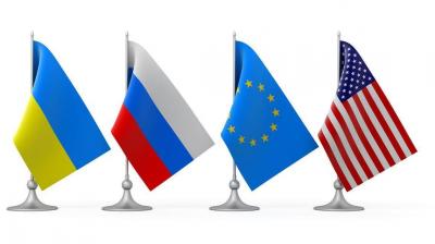 EU: We Will Respond Firmly to Russia's Recognition of Separatists in Eastern Ukraine