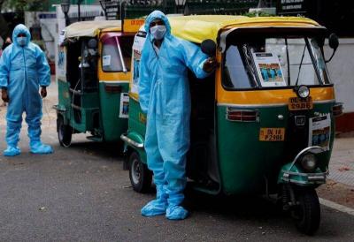Tuk-Tuks Transformed into Ambulances for Transporting COVID-19 Patients