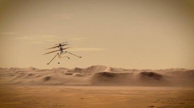 Images of the Red Planet's Surface from the Ingenuity Helicopter