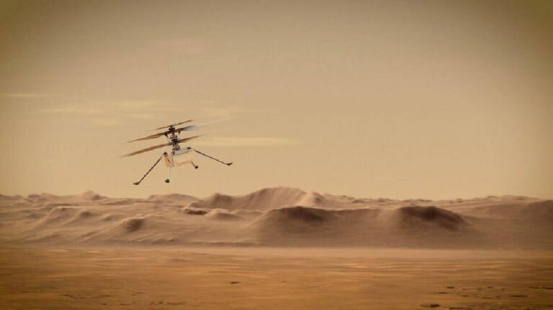 Images of the Red Planet's Surface from the Ingenuity Helicopter