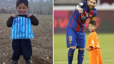 Famous for Meeting Messi: The Blue Bag Kid Trapped in Afghanistan