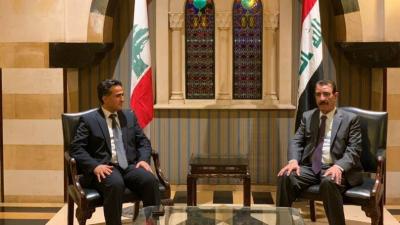 Meeting Between Hamiyeh and Al-Khafaji on the Sidelines of the Agricultural Quadruple Summit in Beirut