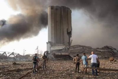 Day Two: Families of August 4 Blast Victims Demonstrate in Front of the Justice Palace in Beirut