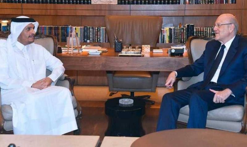 Mikati Receives Qatari Foreign Minister: Your Support Helps Lebanon Overcome Difficult Times