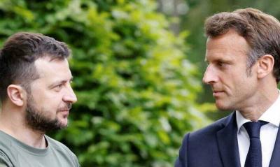 Macron Discusses the Situation at the Zaporizhzhia Nuclear Power Plant with Zelensky