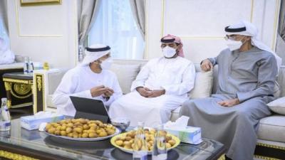 Bin Zayed Visits Emirati Astronaut Sultan Al-Neyadi's Home