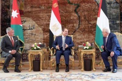 Abbas Expresses Willingness for Confidence-Building Measures After Summit with Sisi and Jordan's King
