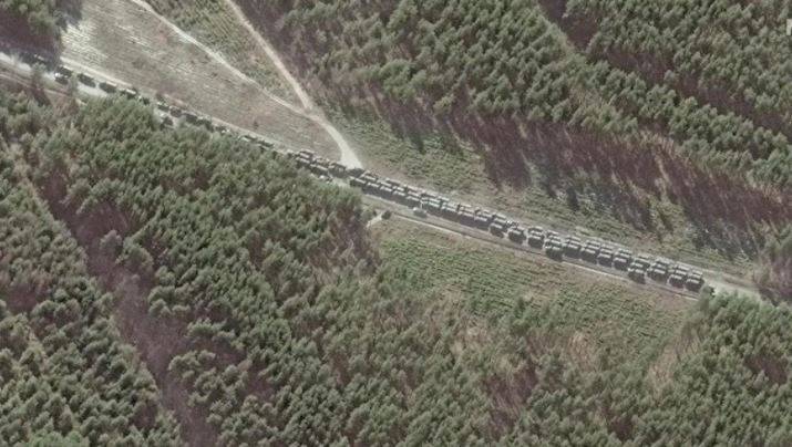 Developments on the Russian Convoy Heading Towards Kyiv