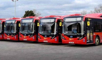 French Buses Arrive at the Port on Monday