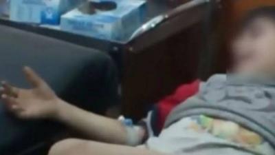 Lebanon or Syria... Heartbreaking Video of Boy Crying Over His Brother's Corpse