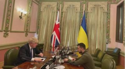 Johnson Meets Zelensky in Kyiv