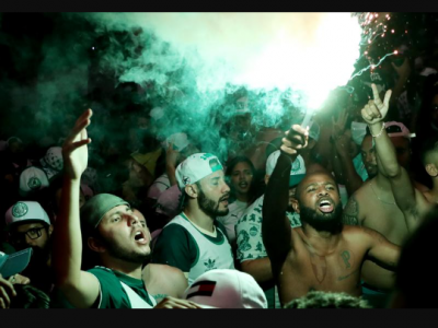 Palmeiras Fans Celebrate Libertadores Win