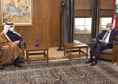Comfortable Atmosphere in Meeting Between Berri and Al-Thani
