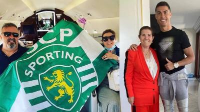 Title: What is the Secret Behind Ronaldo's Mother's Display of the Lisbon Flag Before the Italian Cup Final?