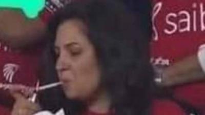 Egyptian Deputy Comments After Smoking at Football Match