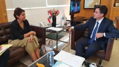 Hamiye Discusses Port Reconstruction and Railway File with French Ambassador