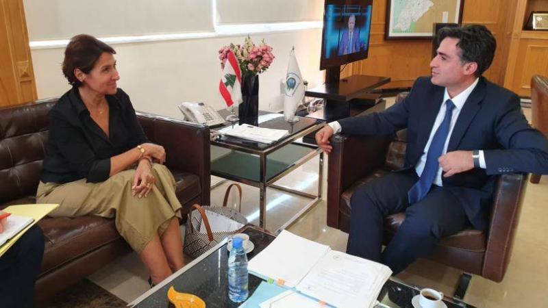 Hamiye Discusses Port Reconstruction and Railway File with French Ambassador