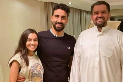 Hussein Al Jassmi's Weight Attracts Attention During Reception of Carmen Suleiman and Her Husband