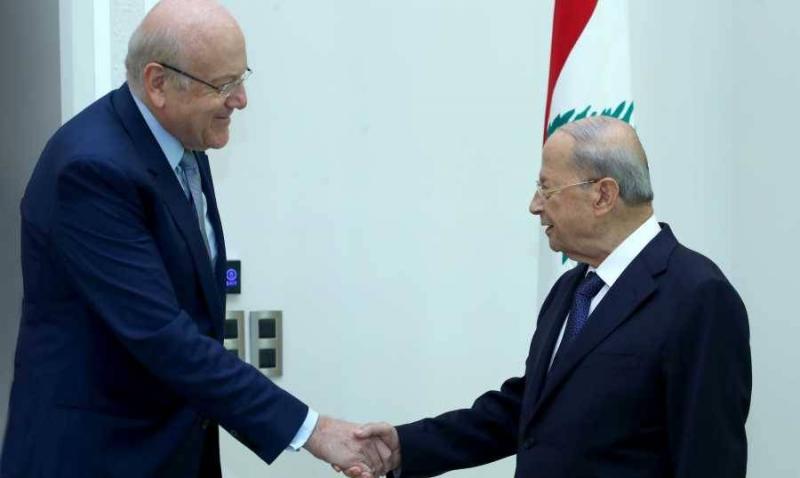 Fifth Meeting Between Aoun and Mikati, If It Happens, 