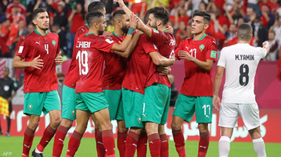 فوز المغرب برباعية على فلسطين