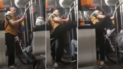 Title: Video Shows German Man Assaulting Syrian Teen on Train