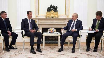 Putin to Assad at the Kremlin: The Core Issue in Syria is the Illegal Presence of Foreign Forces on Its Territory
