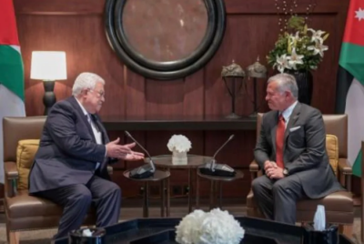 Jordanian King Discusses Peace Process with Palestinian President