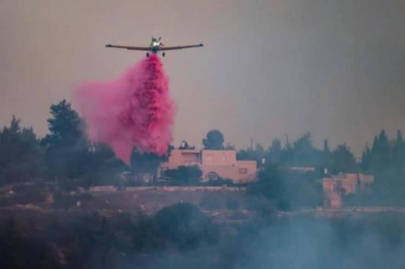 Evacuation of Houses in Villages on the Outskirts of Jerusalem Due to Massive Fire
