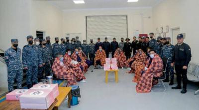 Egyptian Navy Rescues Crew of Lebanese Ship