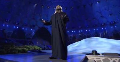 Hussain Al Jassmi Sings Sheikh Zayed's Poetic Masterpiece at Expo Dubai