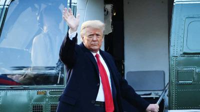 "I Will Return Somehow" - Trump Bids Farewell to the White House