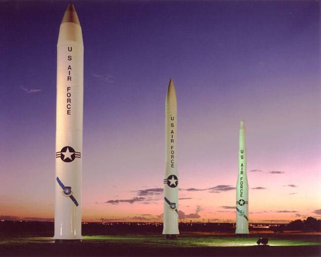 U.S. Air Force Tests Intercontinental Ballistic Missile (Minuteman III)