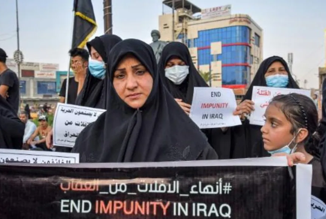 Hundreds of Protesters in Baghdad Demand 
