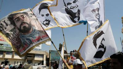 Mass Demonstration in Baghdad: Images of Assassinated Activists