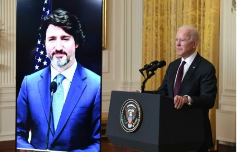 Biden and Trudeau Discuss the Issue of 