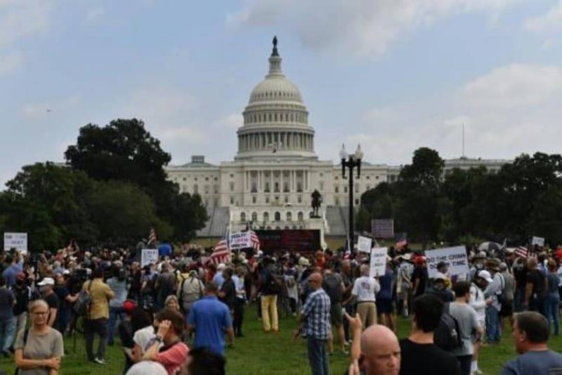 Demonstration in Washington for Capitol Breach Supporters