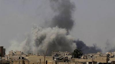 # Airstrikes Target Iranian Militias on the Syria-Iraq Border