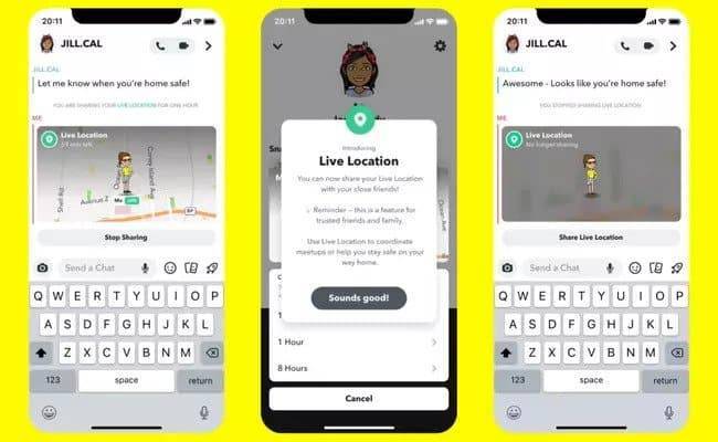 Snapchat Introduces Real-Time Location Sharing Feature