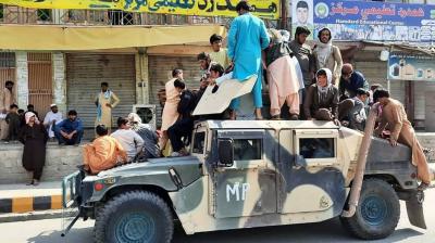 Title: After the Departure of the Afghan President... Taliban: We Entered Kabul Calmly