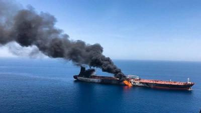 Israeli Media: The Ship That Experienced an Explosion in the Gulf of Oman is Owned by an Israeli Businessman