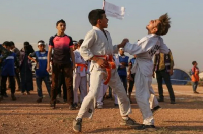 "Tent Olympics" for Refugee Children in Northwestern Syria
