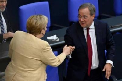 Merkel Launches Campaign to Save Her Camp from Electoral Defeat